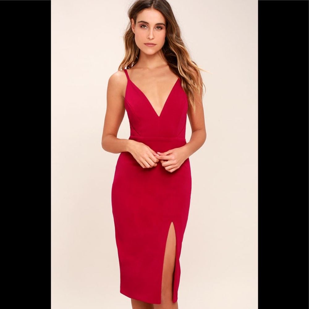 💵★FAST SHIPPING★💵Topper Berry Pink Bodycon Dress